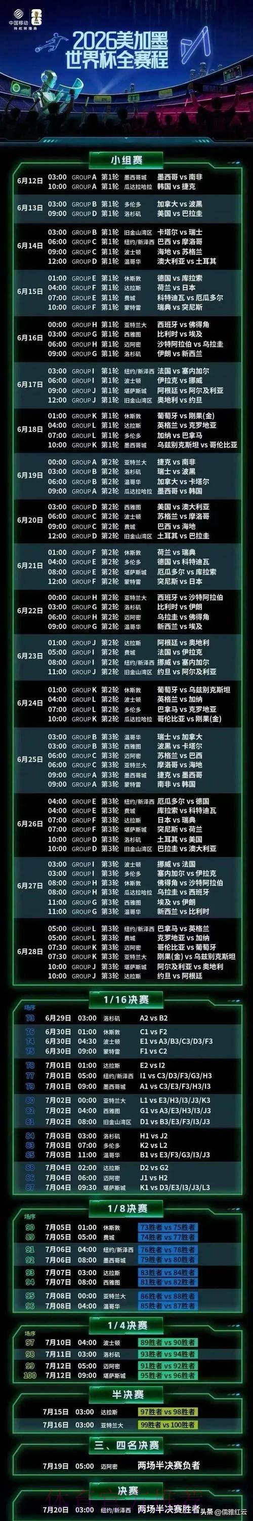 2026世界杯全程直播完整观看指南 2026世界杯全程直播完整观看指南